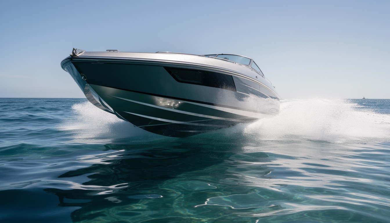 Bateau d'occasion : booster la vitesse avec la carène à steps