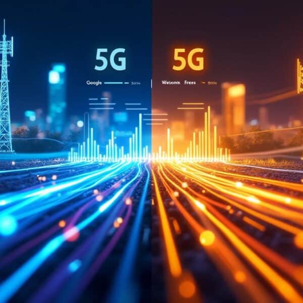 comparaison complète entre google et orange sur la fibre, la 5g, et la qualité réelle des réseaux, évaluée par free.