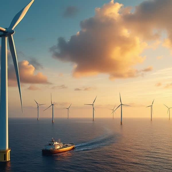 comprenez le facteur de charge éolien offshore, son calcul, les facteurs qui l’influencent et ce qu’il révèle sur la production des parcs en mer.